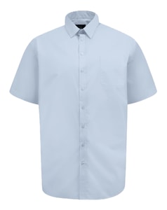 D555 Lucas Short Sleeve Stretch Shirt Sky Blue